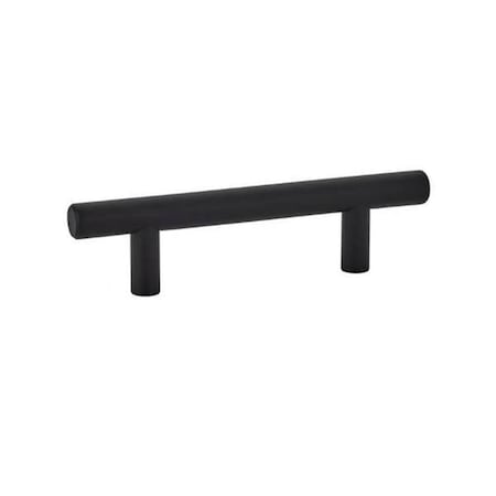 Patioplus 3 in. Center to Center Brass Bar Cabinet Pull, Flat Black PA2006809